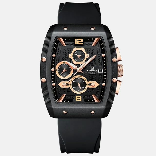 Croft Rose Gold Onyx