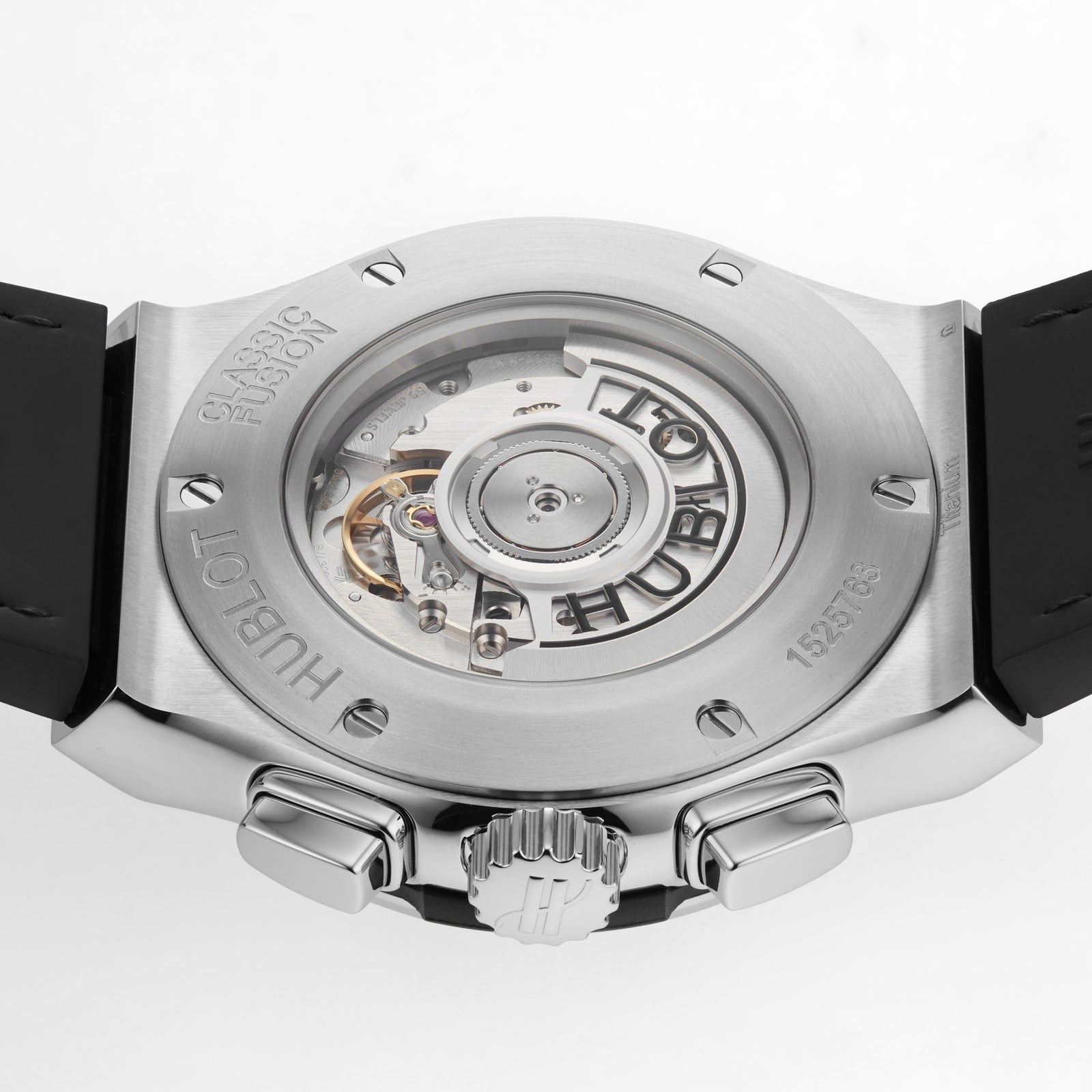 Classic Fusion Chronograph Titanium — Black Dial, Titanium, Alligator Leather