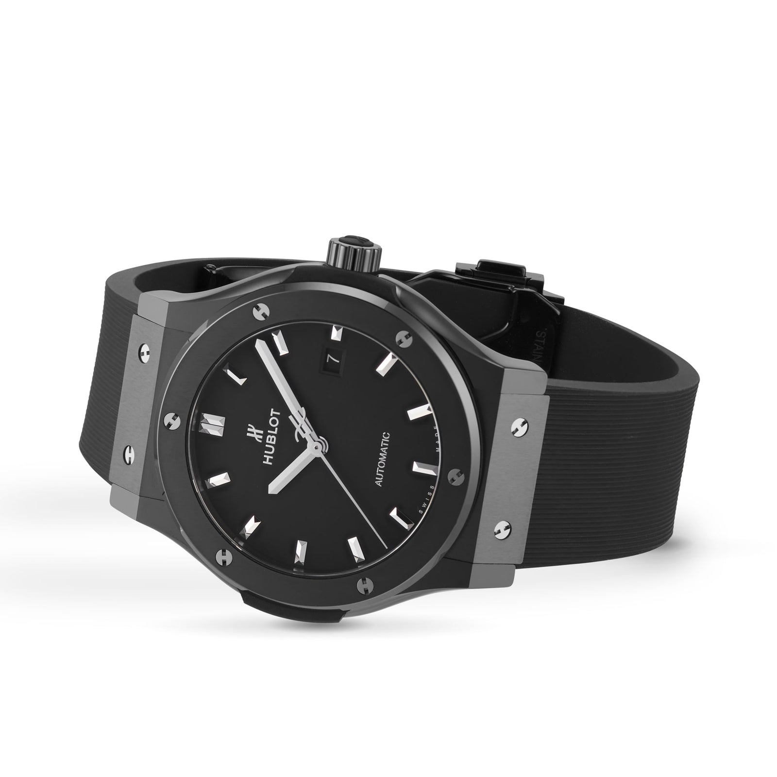 Classic Fusion Black Magic — Black Dial, Ceramic, Rubber (542.CM.1171.RX)
