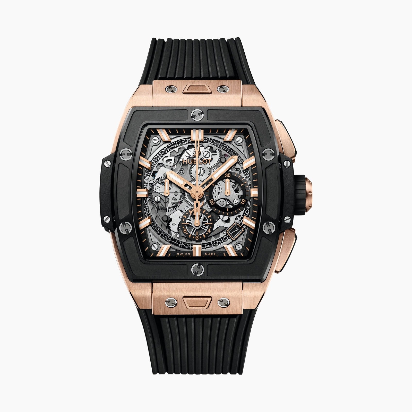 Spirit Of Big Bang King Gold Ceramic — Black Dial