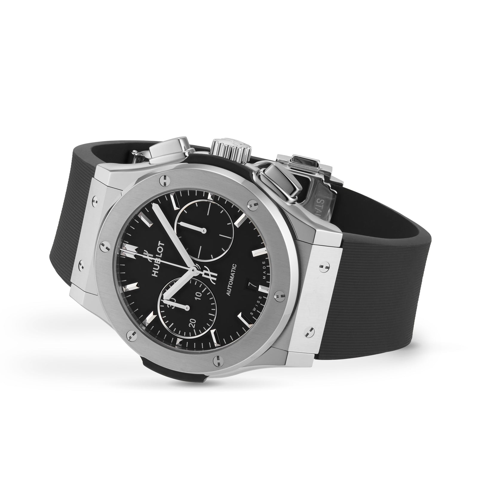 Classic Fushion Chronograph Titanium — Black Dial