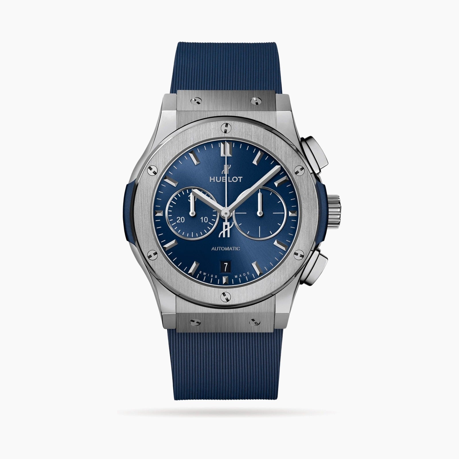 Classic Fusion Chronograph Titanium Blue — Blue Dial