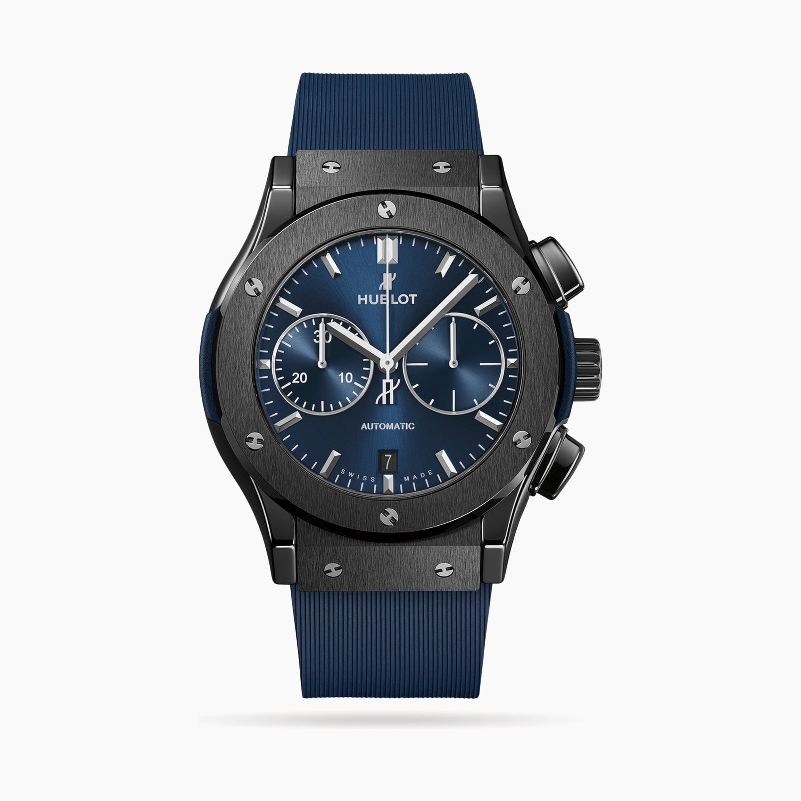 Classic Fusion Ceramic Blue Chronograph — Blue Dial