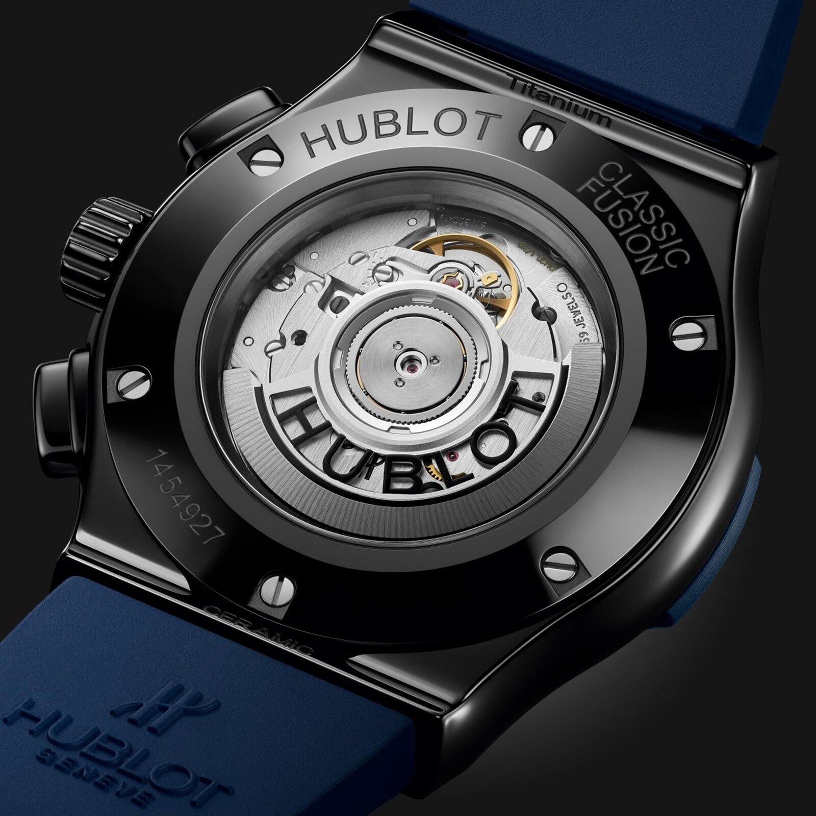 Classic Fusion Ceramic Blue Chronograph — Blue Dial