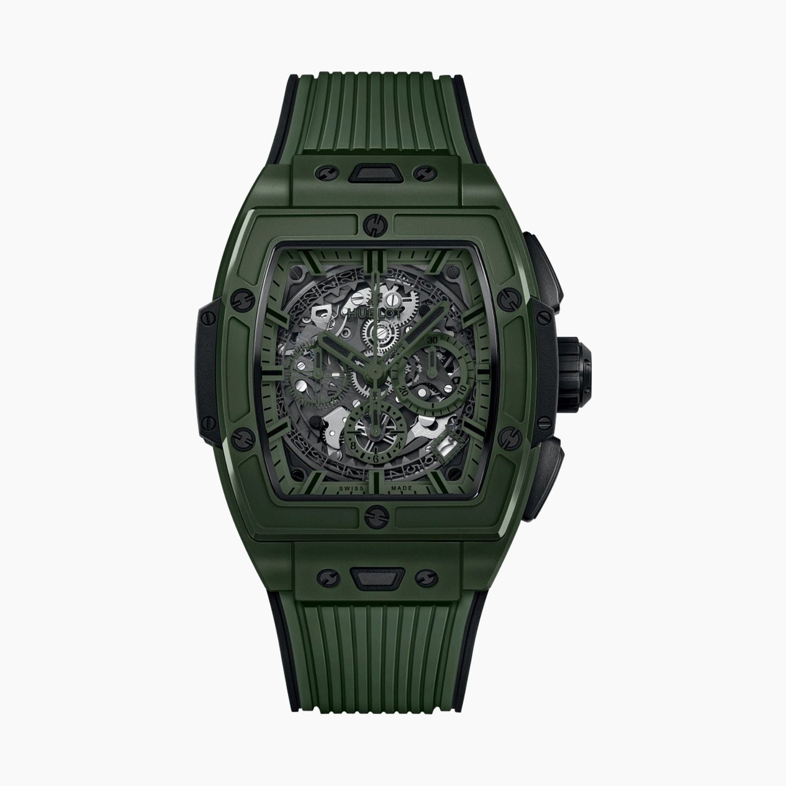Spirit of Big Bang Dark Green Ceramic — Green Dial