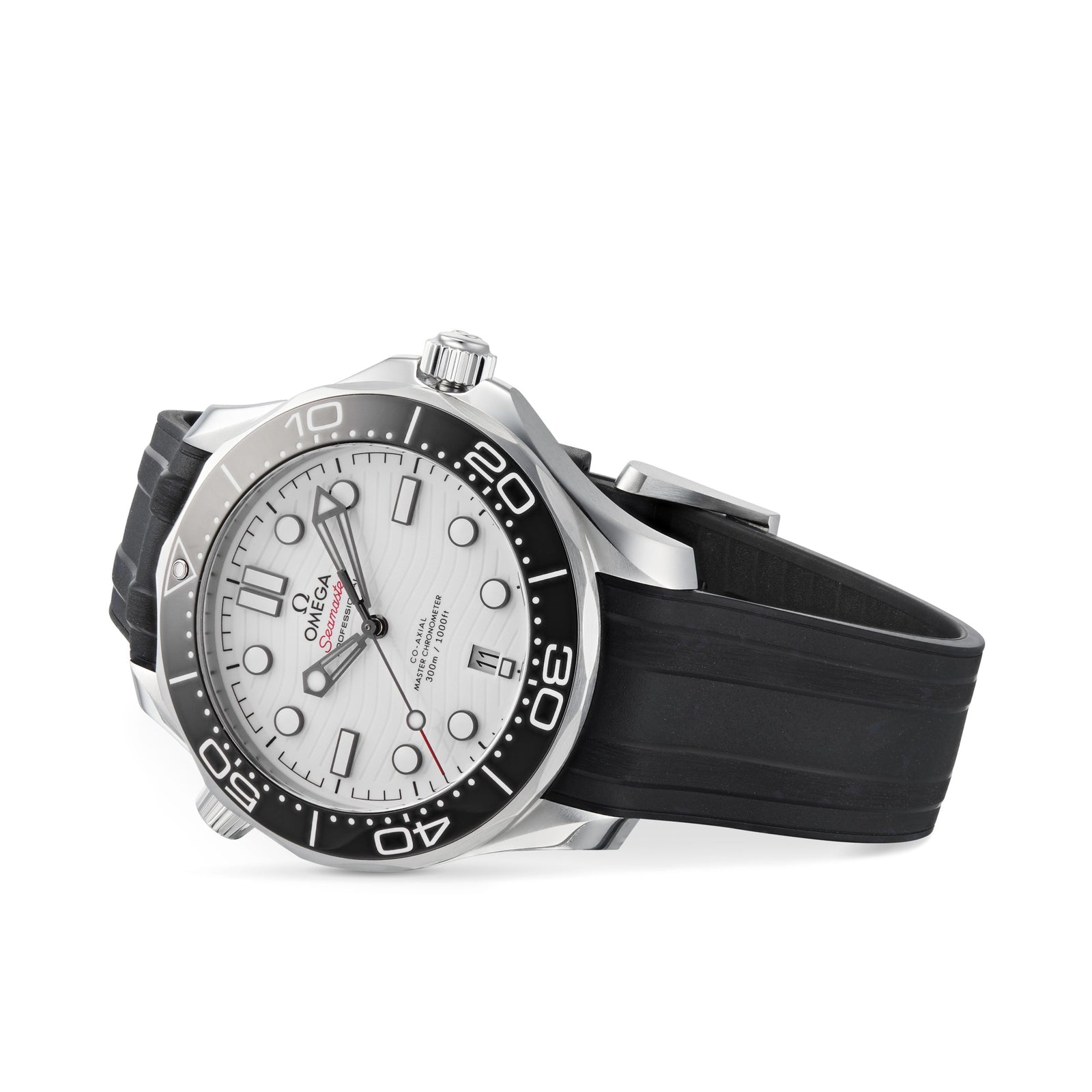 Seamaster Diver 300M — White Dial, Rubber