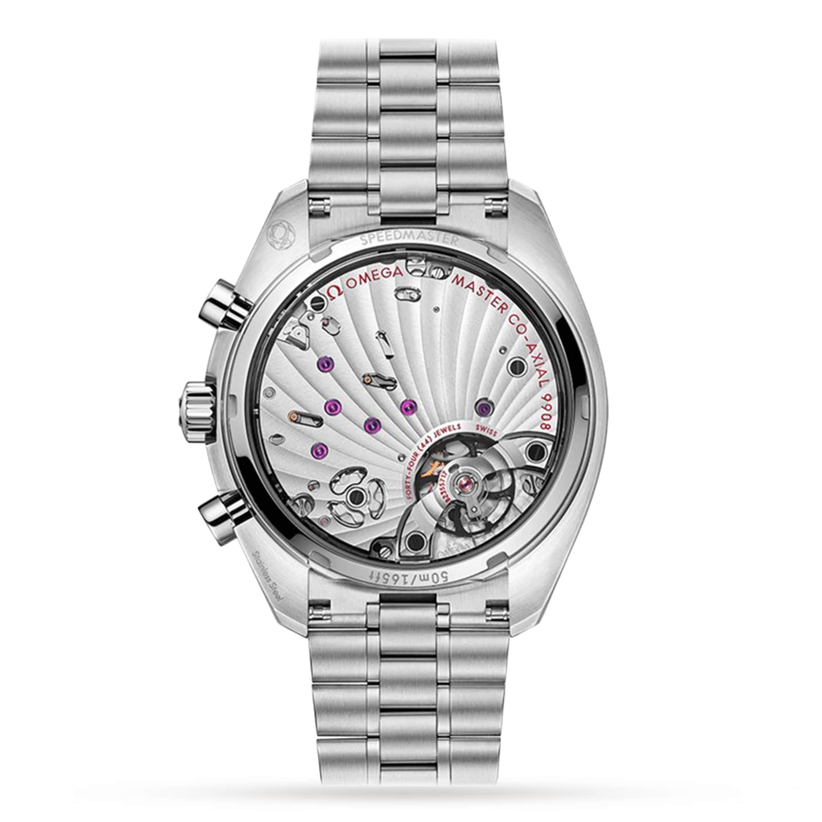 Speedmaster Chronoscope — Silver Dial, Blue Bezel