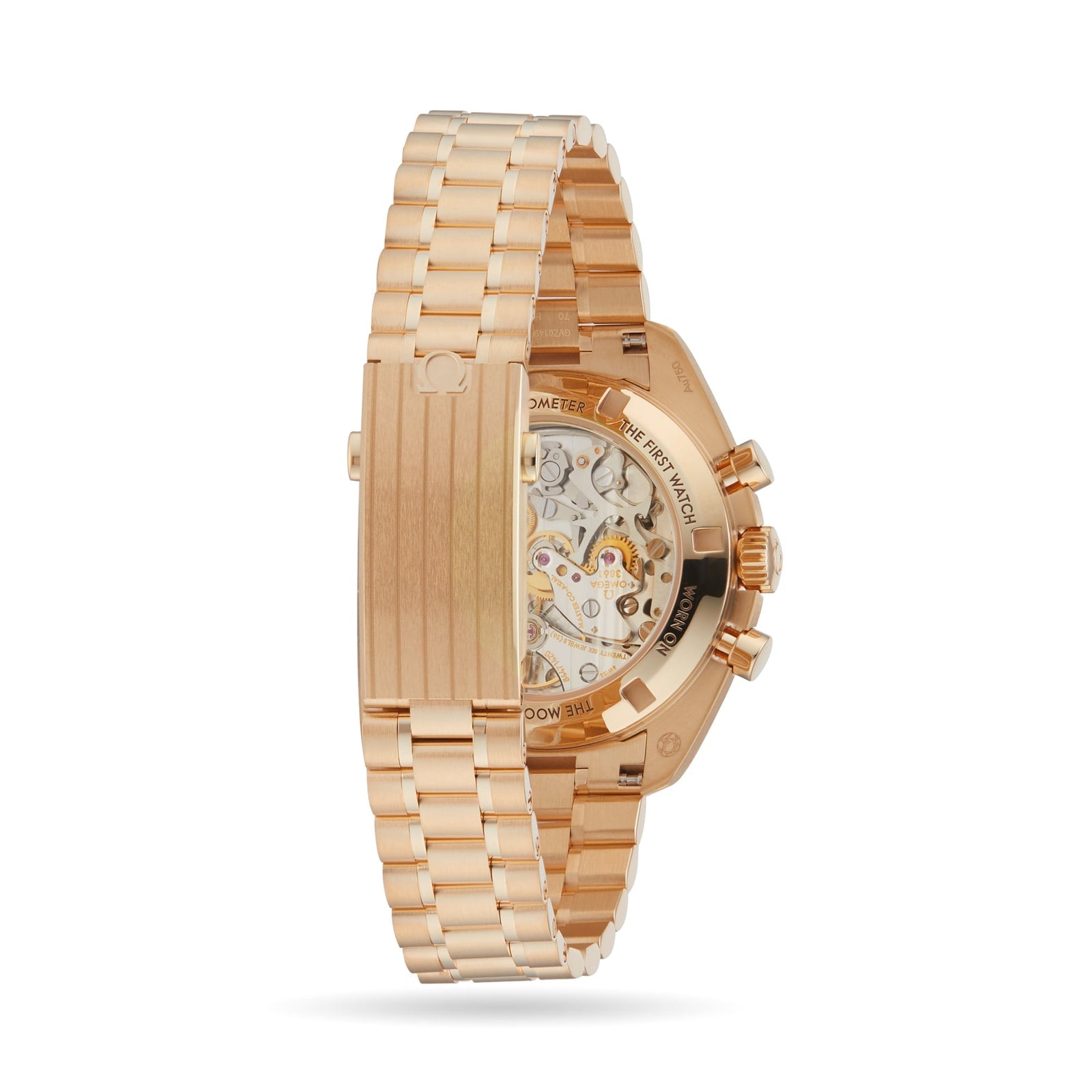 Speedmaster Moonwatch Professional — Green Dial, 18K Yellow Gold