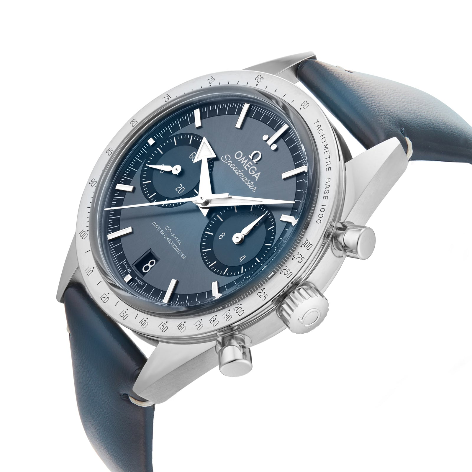 Speedmaster '57 — Blue Dial, Leather