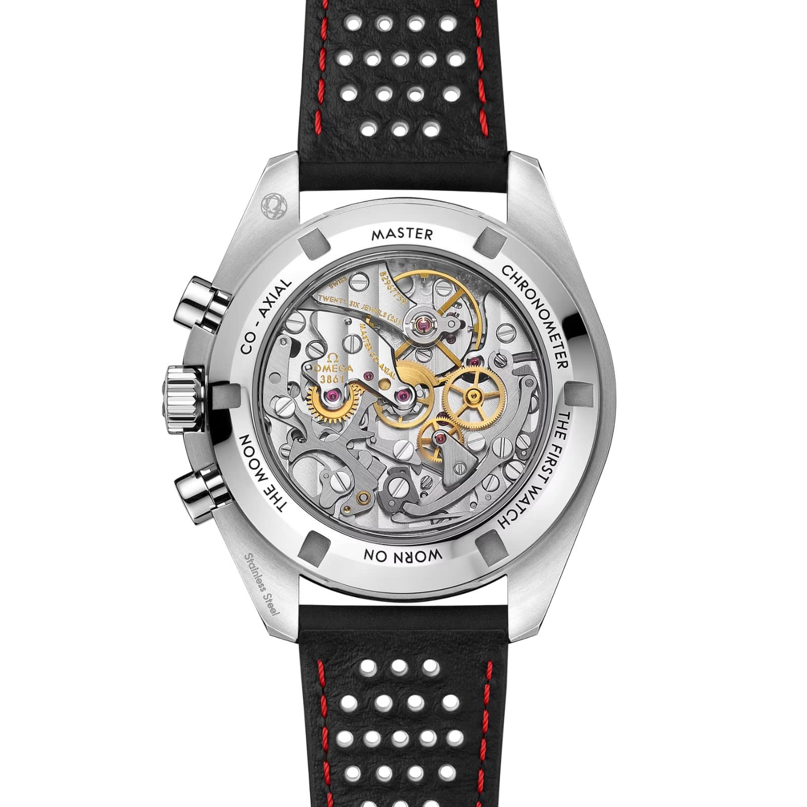 Speedmaster Moonwatch Professional — White Dial, Leather