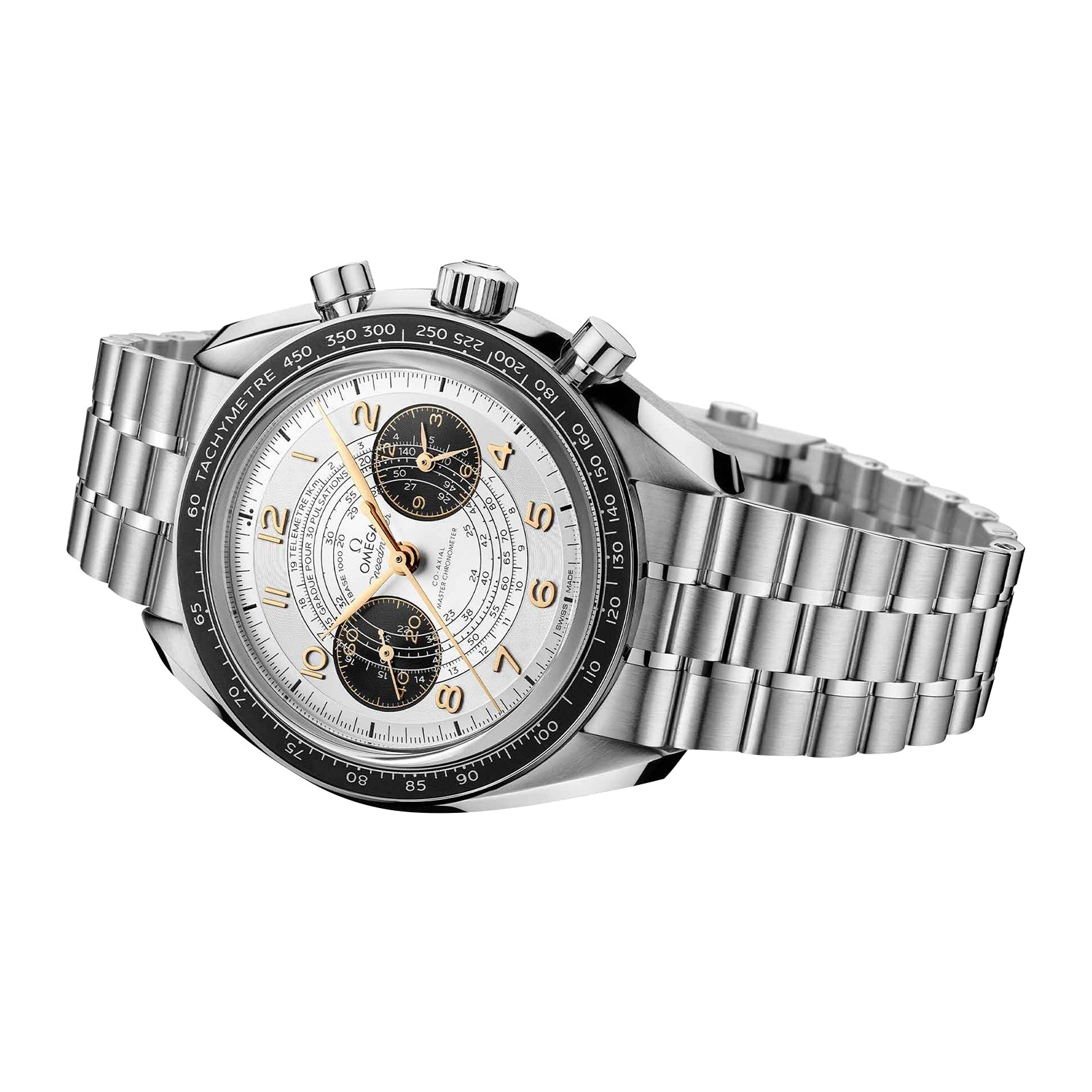 Speedmaster Chronoscope Paris 2024 Olympics — Silver Dial