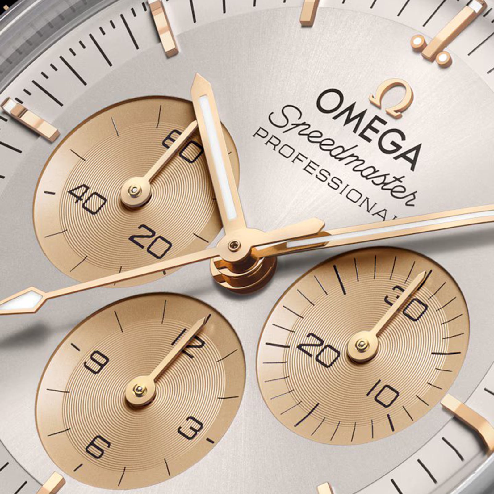 Speedmaster Moonwatch Professional Moonshine — Silver Dial