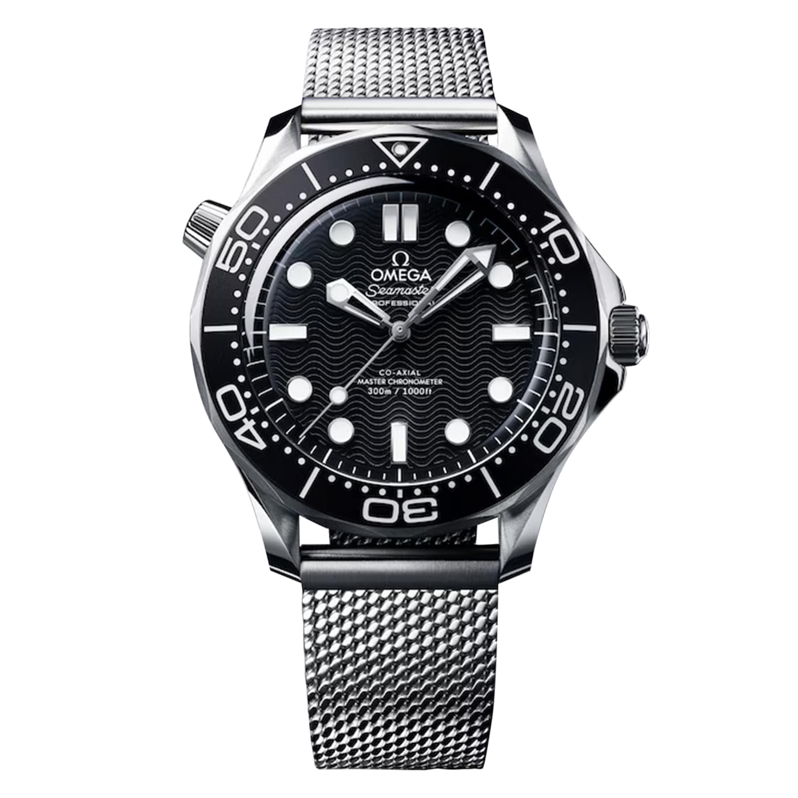 Seamaster Diver 300M — Black Dial, Aluminium Bezel