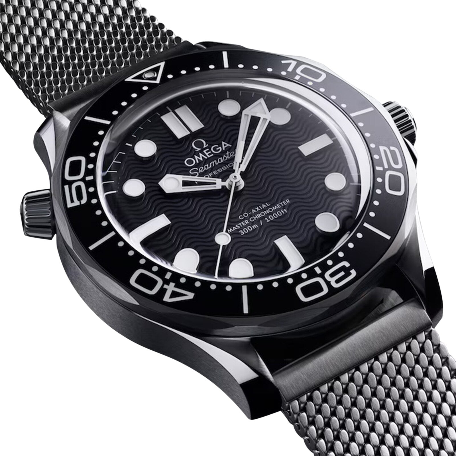 Seamaster Diver 300M — Black Dial, Aluminium Bezel