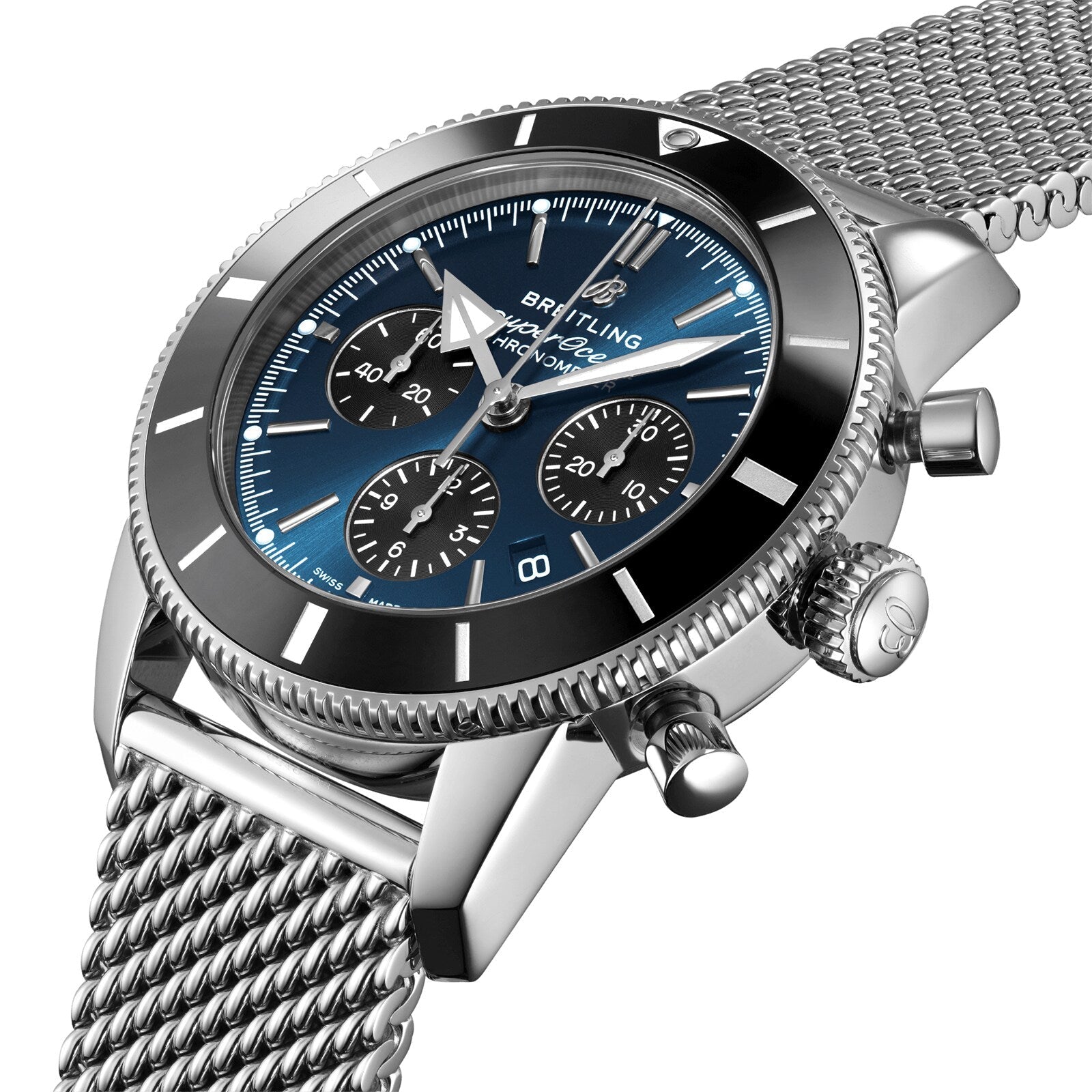 Superocean Heritage B01 Chronograph 44 — Blue Dial
