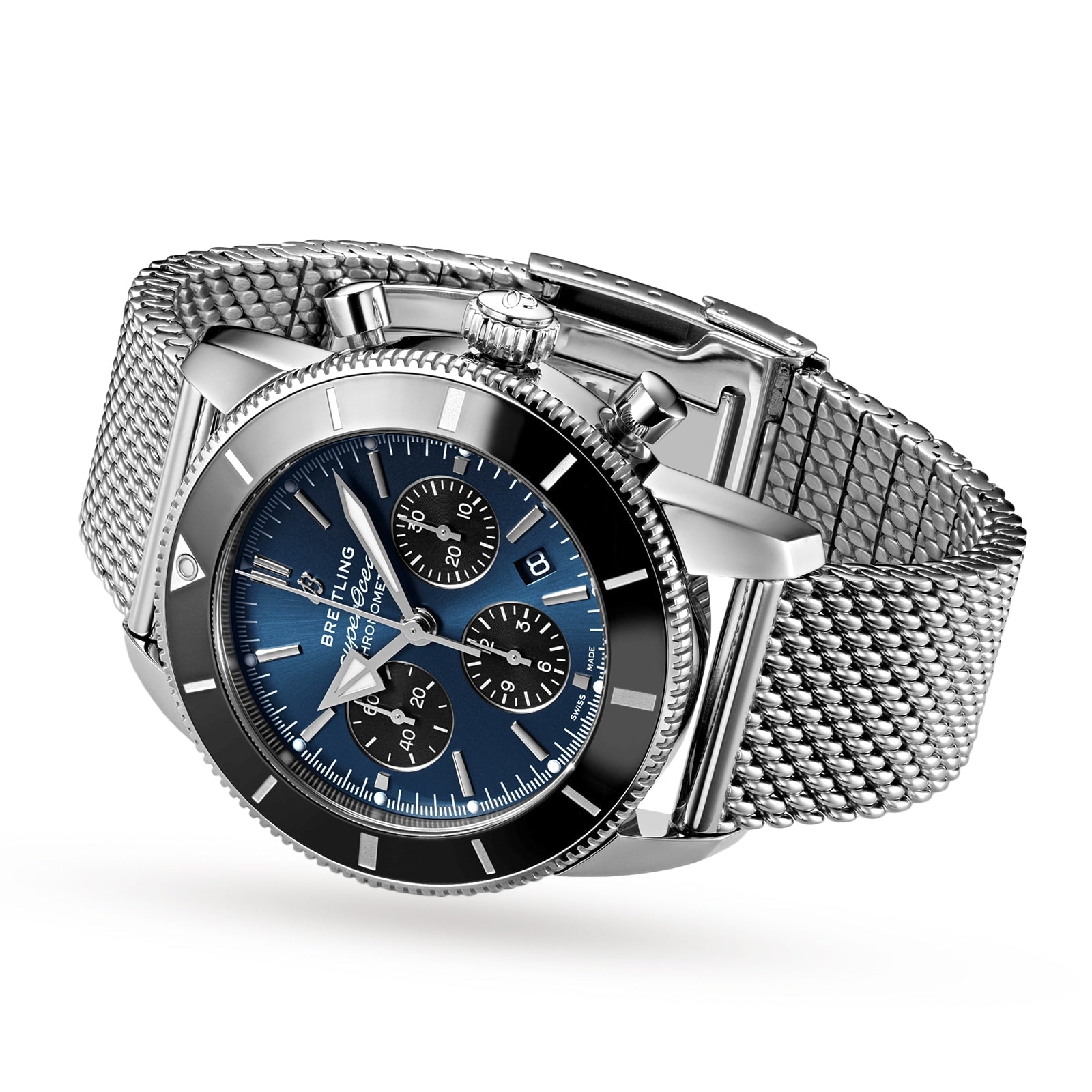 Superocean Heritage B01 Chronograph 44 — Blue Dial