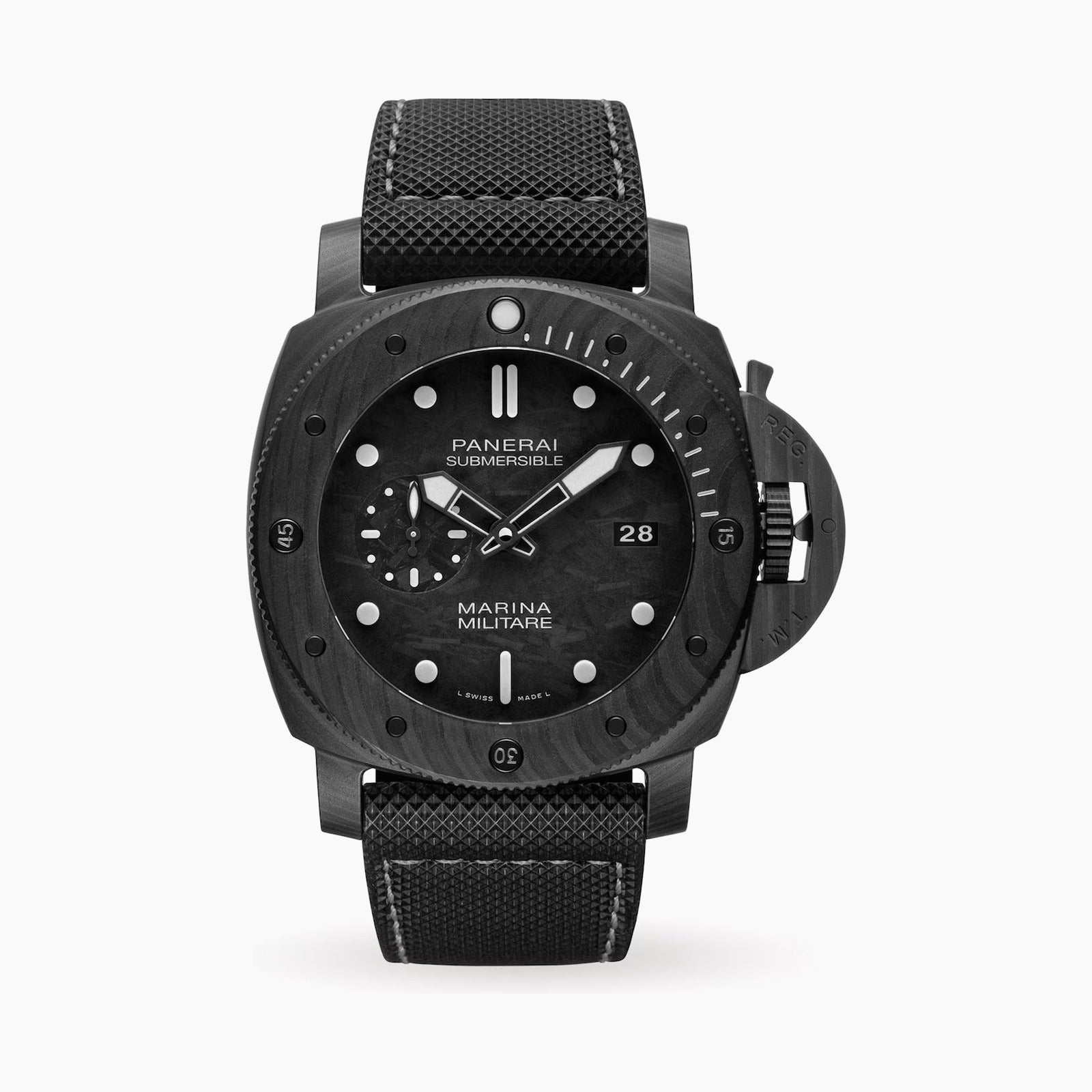 Submersible Marina Militare Carbotech — Black Dial