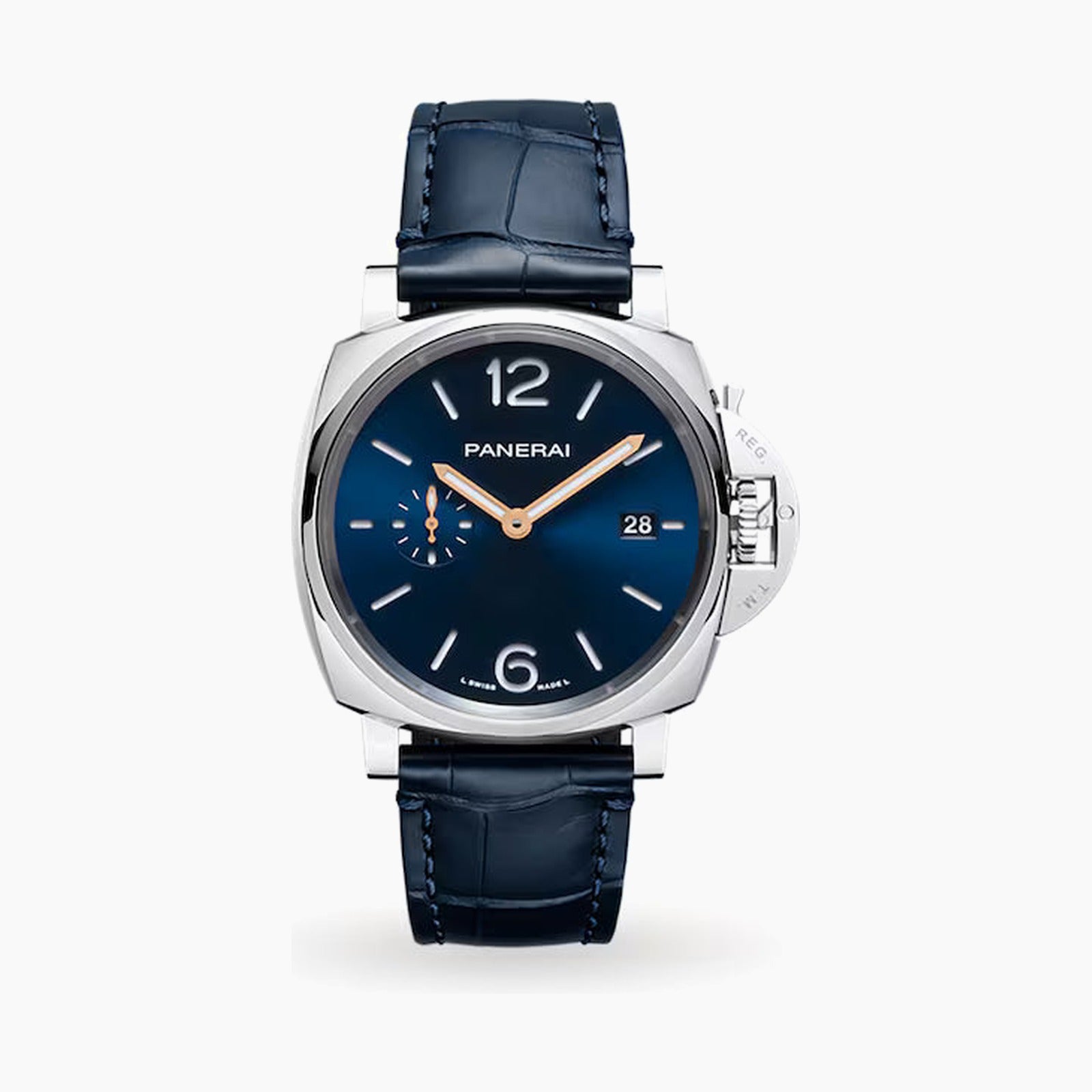 Luminor Due — Blue Dial, Alligator Leather