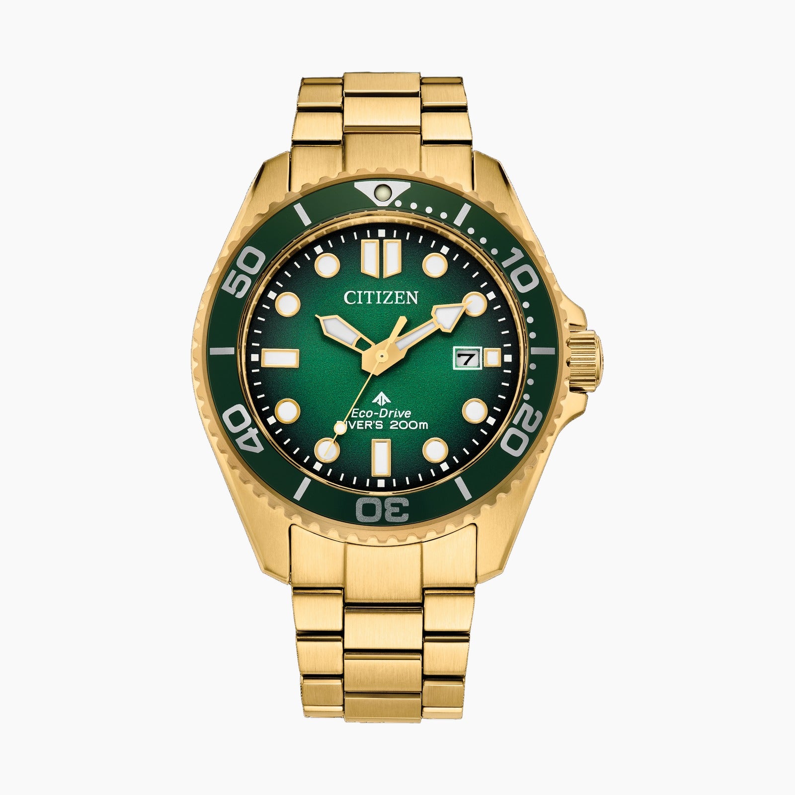 Dive 3 — Green Dial, Two-Tone Steel & PVD Yellow Gold