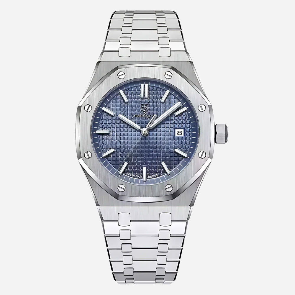 Kron Mariner — quartz watch in 316L stainless steel, designed in London — view 1