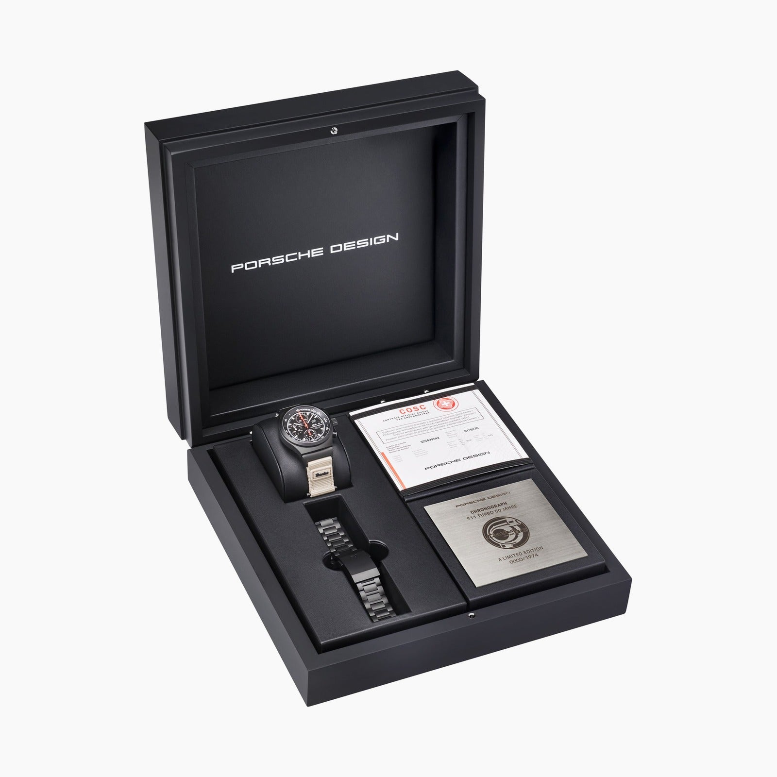 Chronograph 1 50 Years 911 Turbo Edition — Black Dial