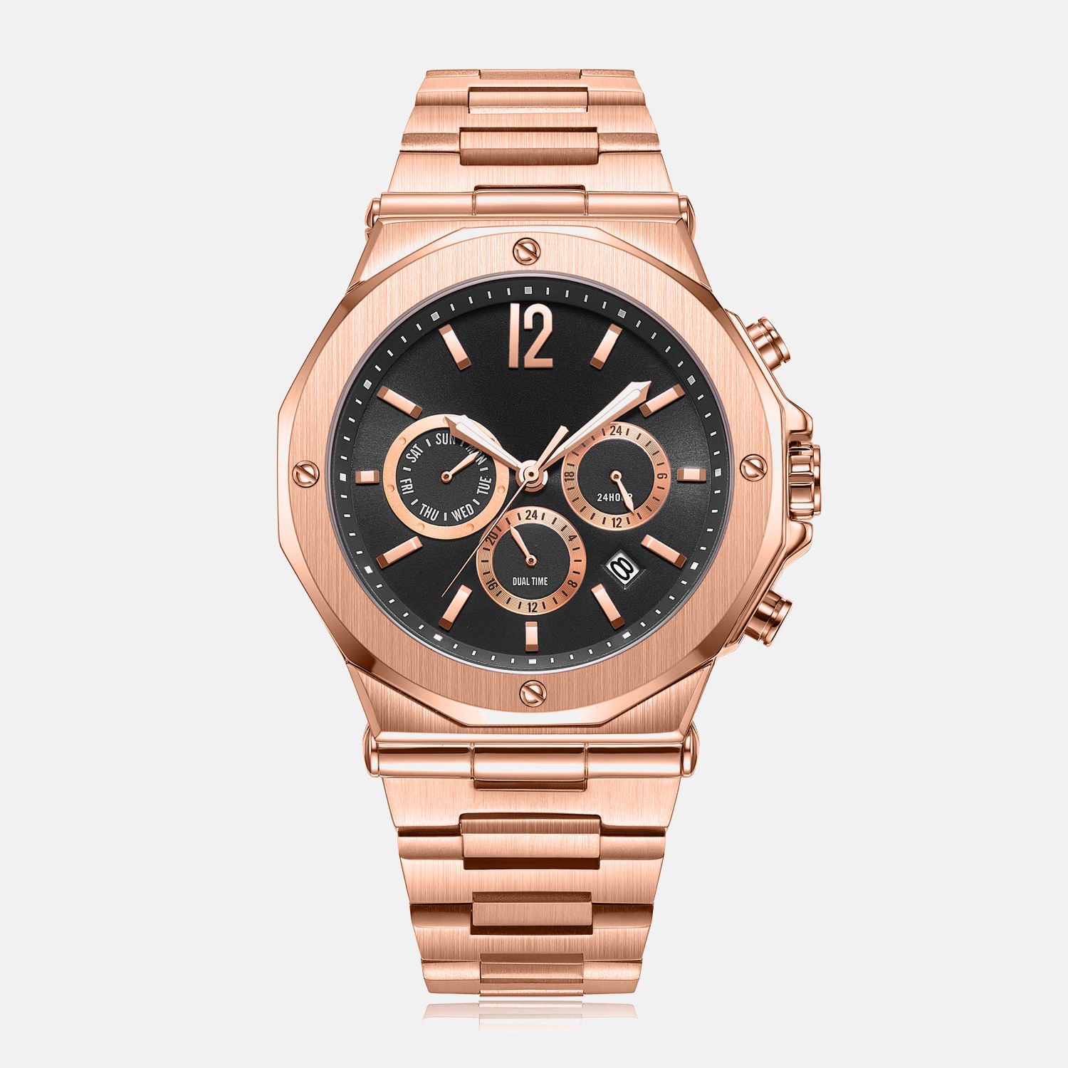 Kron Tempest · Rose Gold Onyx