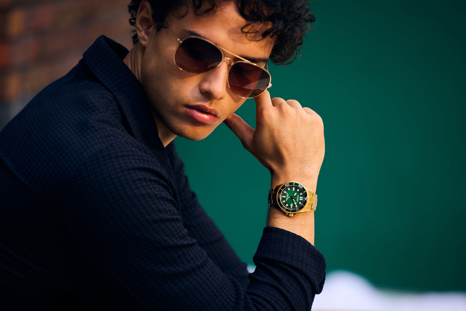 Dive 3 — Green Dial, Two-Tone Steel & PVD Yellow Gold