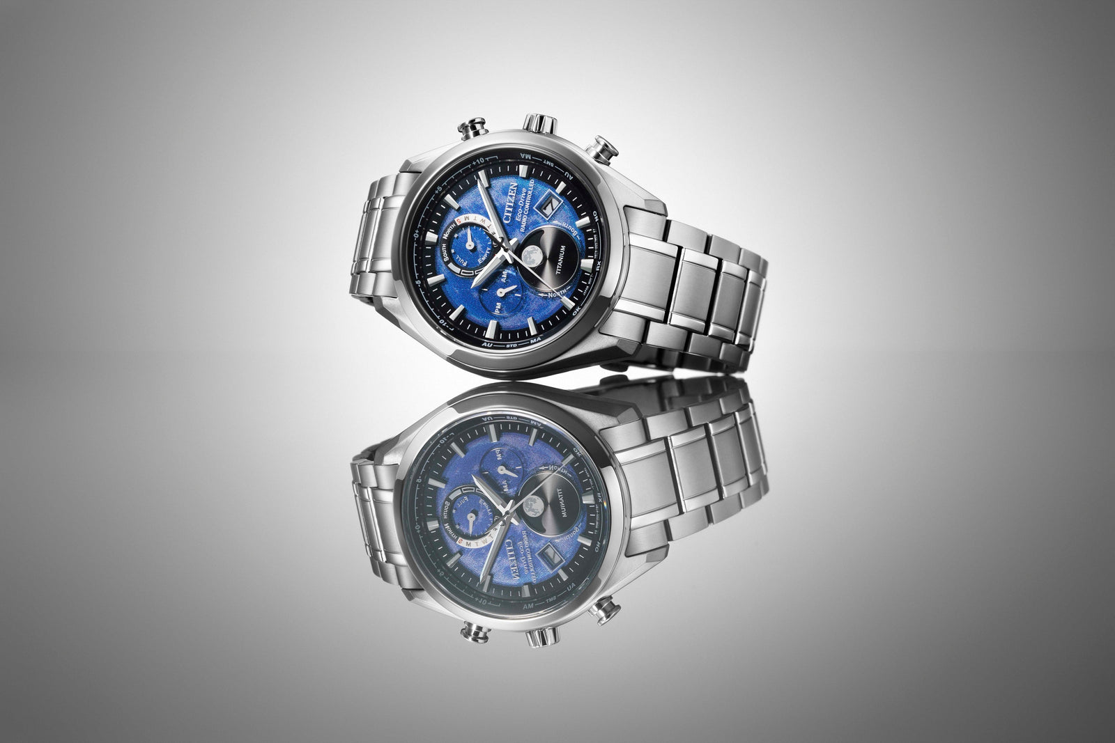 Tsuki-yomi A-T — Blue Dial