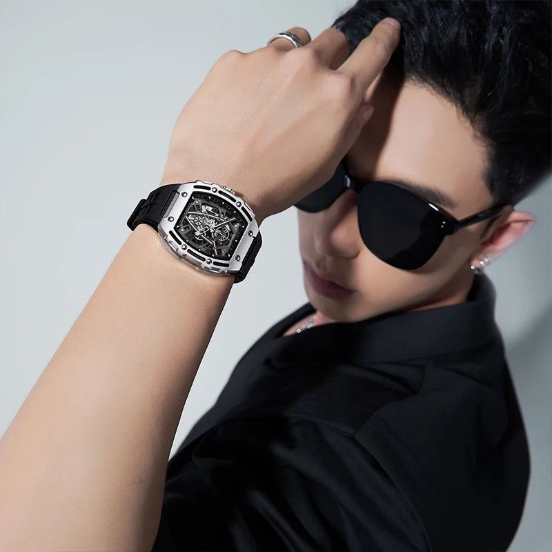 Kron Lucan watch on the wrist