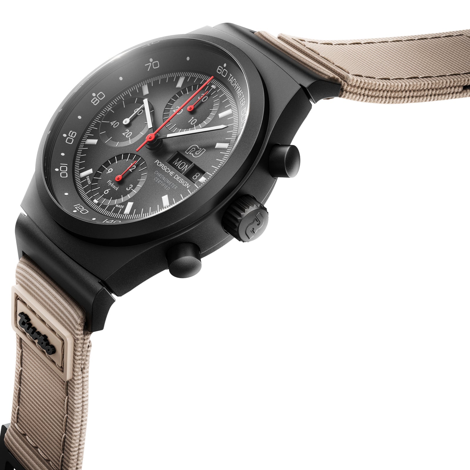 Chronograph 1 50 Years 911 Turbo Edition — Black Dial