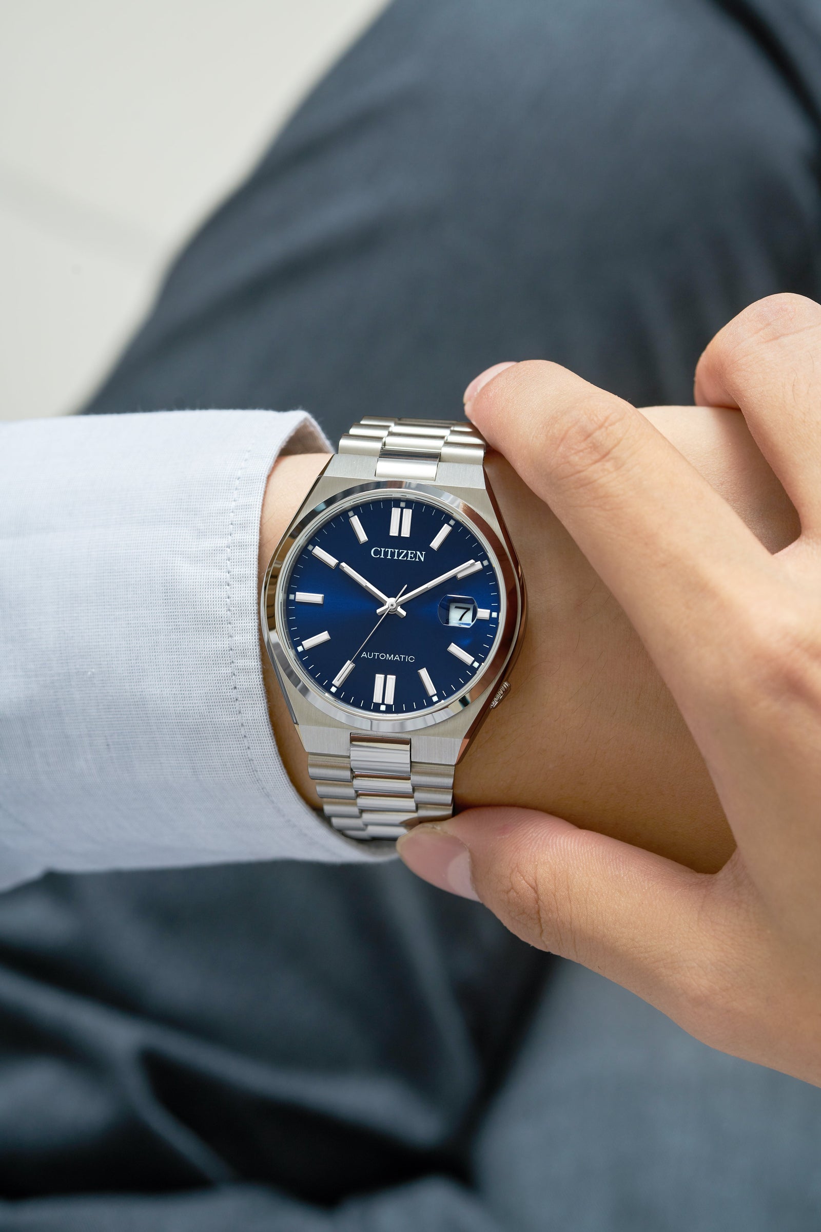 Tsuyosa — Silver-Tone Dial