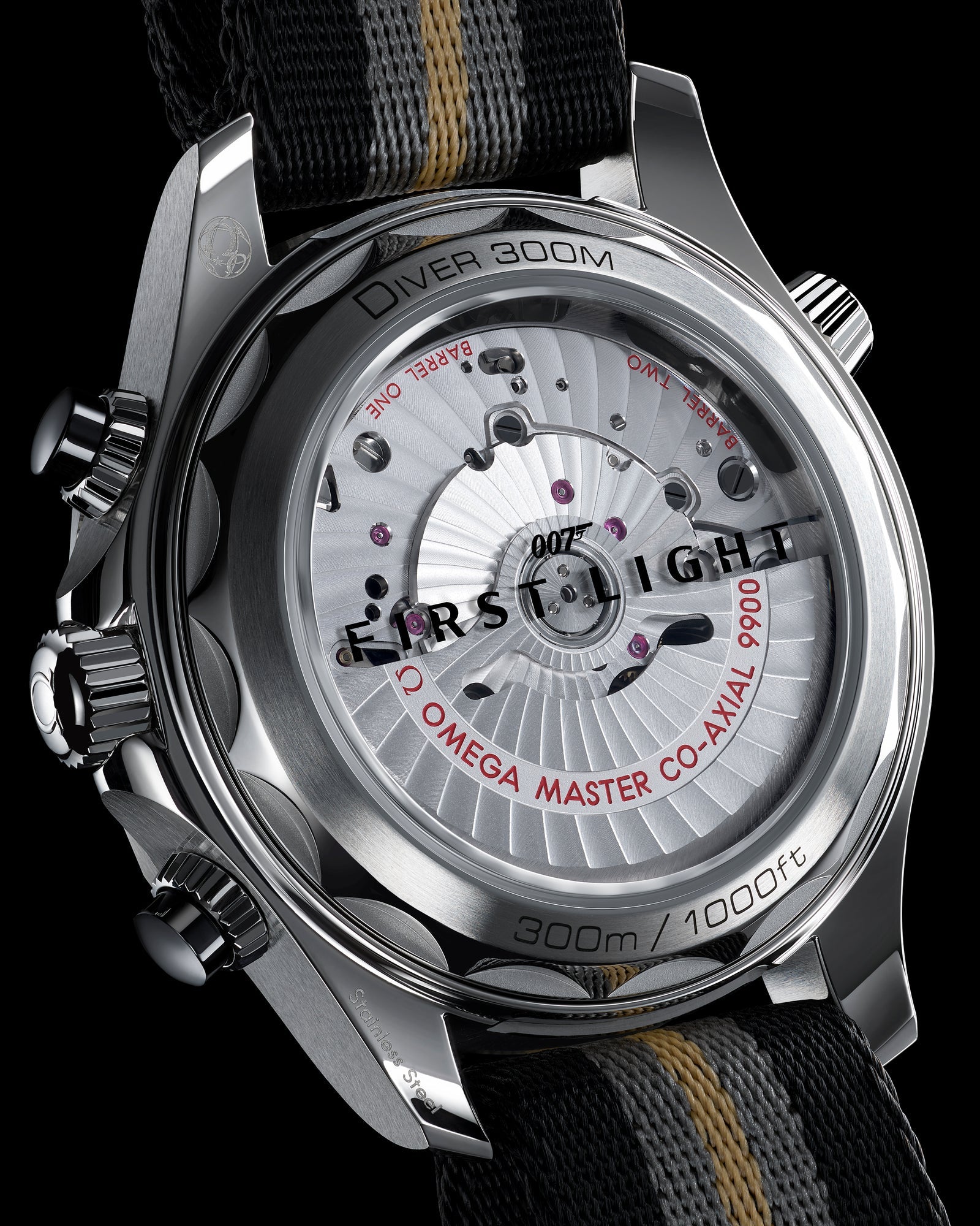 Seamaster Diver 300M Chronograph 007 First Light — Black Dial