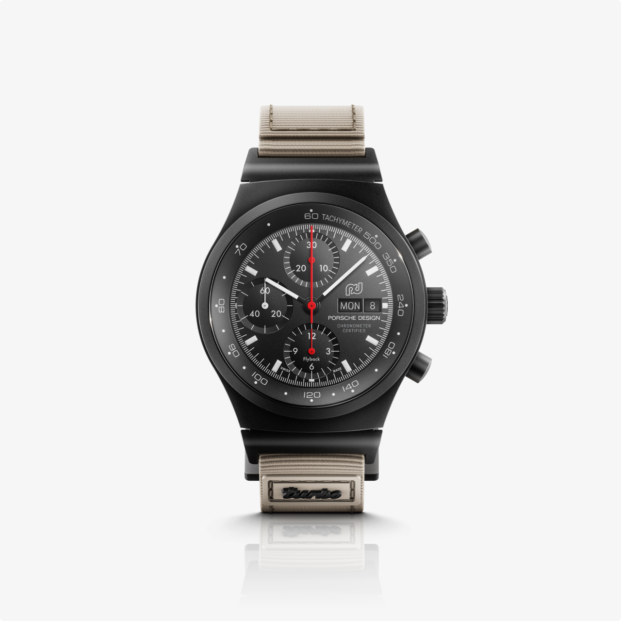 Chronograph 1 50 Years 911 Turbo Edition — Black Dial