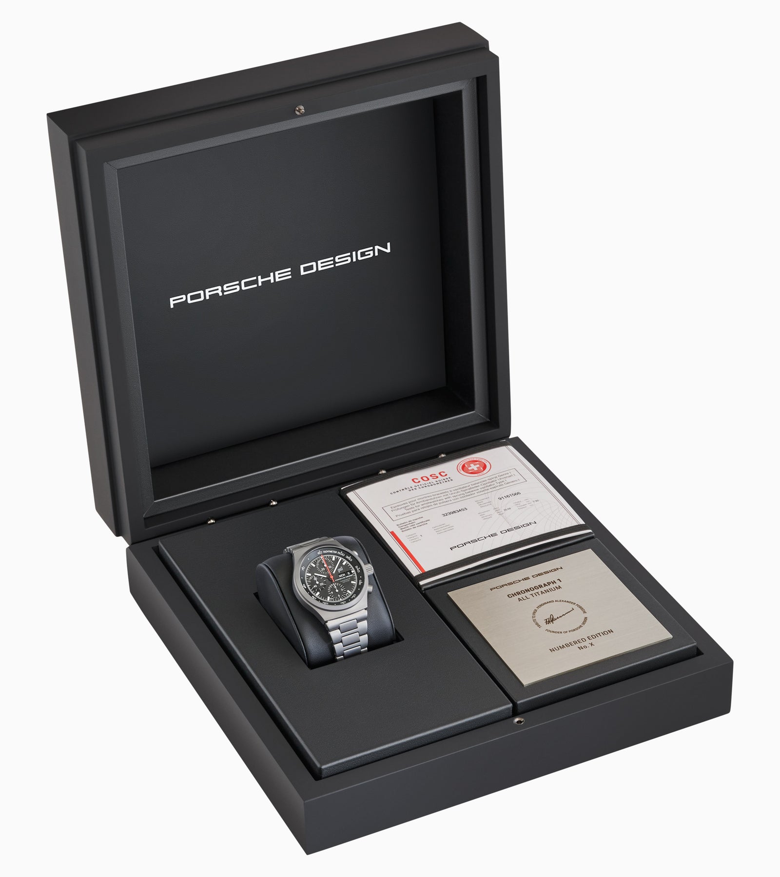 Chronograph 1 - All Titanium Numbered Edition — Black Dial