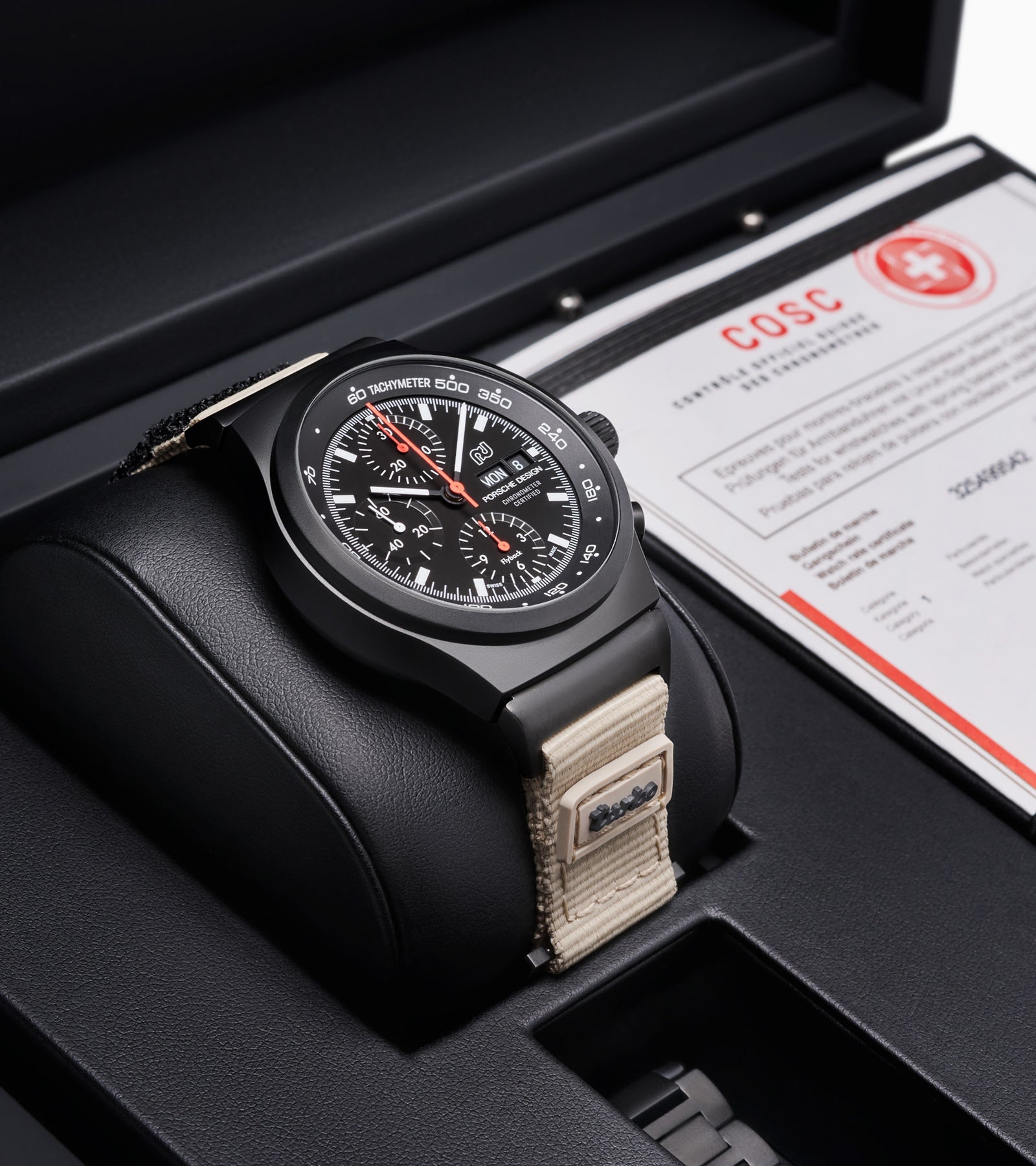 Chronograph 1 50 Years 911 Turbo Edition — Black Dial
