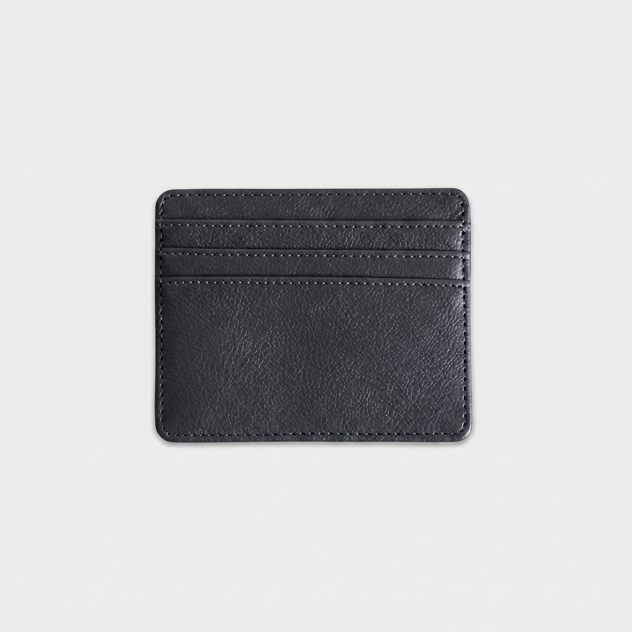 Slim Leather Cardholder - Black