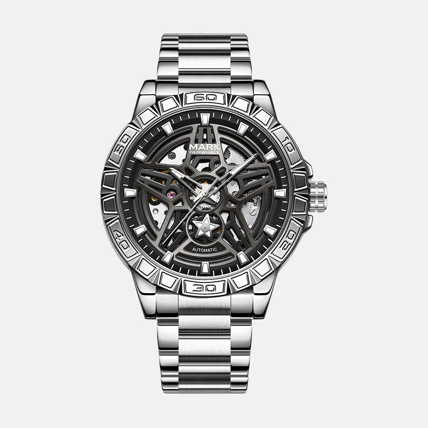 Kron Chiswick automatic watch silver dial