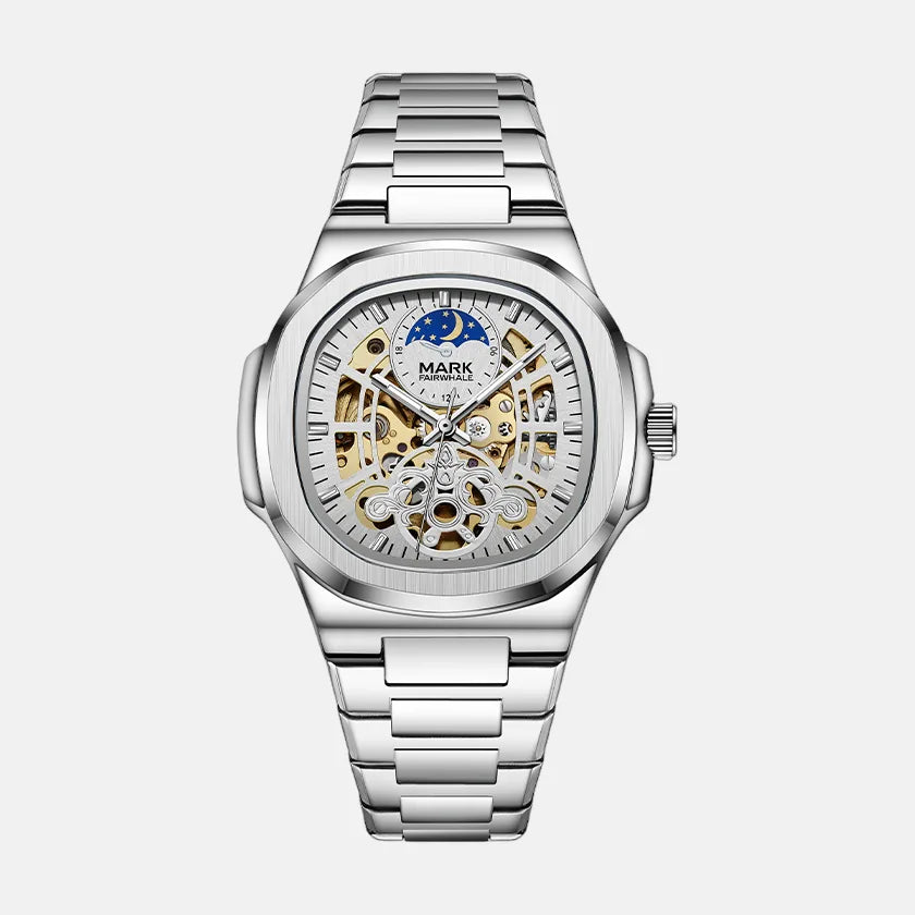 Kron Ealing automatic watch white dial