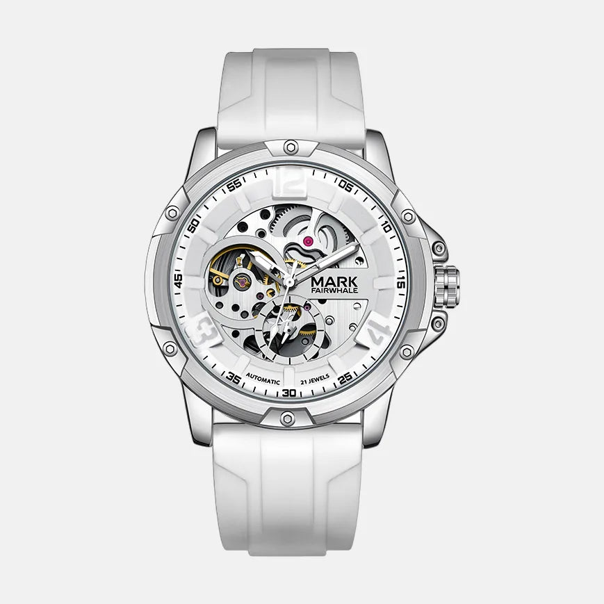 Kron Harrow automatic watch white dial
