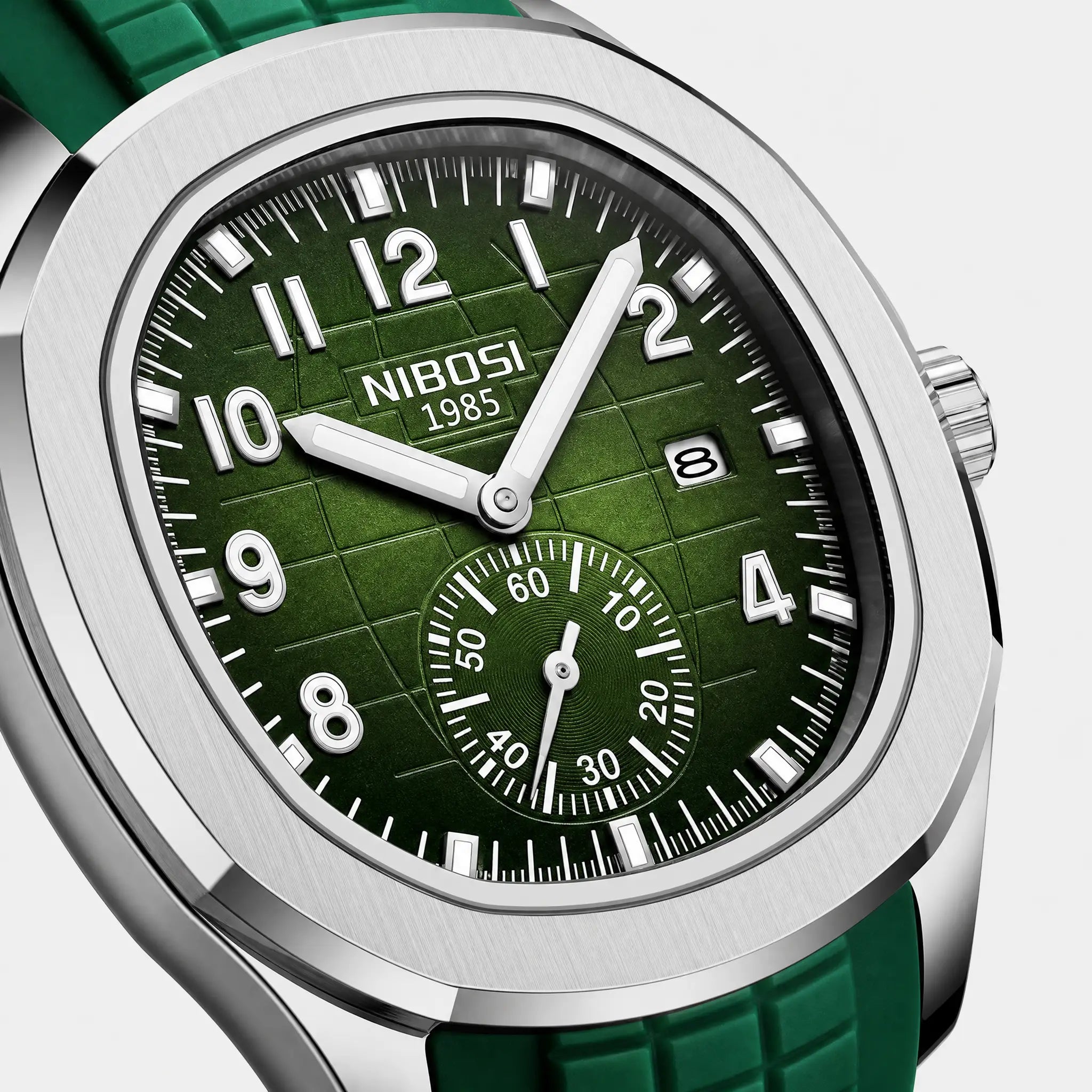 Kron Riviera Sport — Emerald Bay — dial zoom