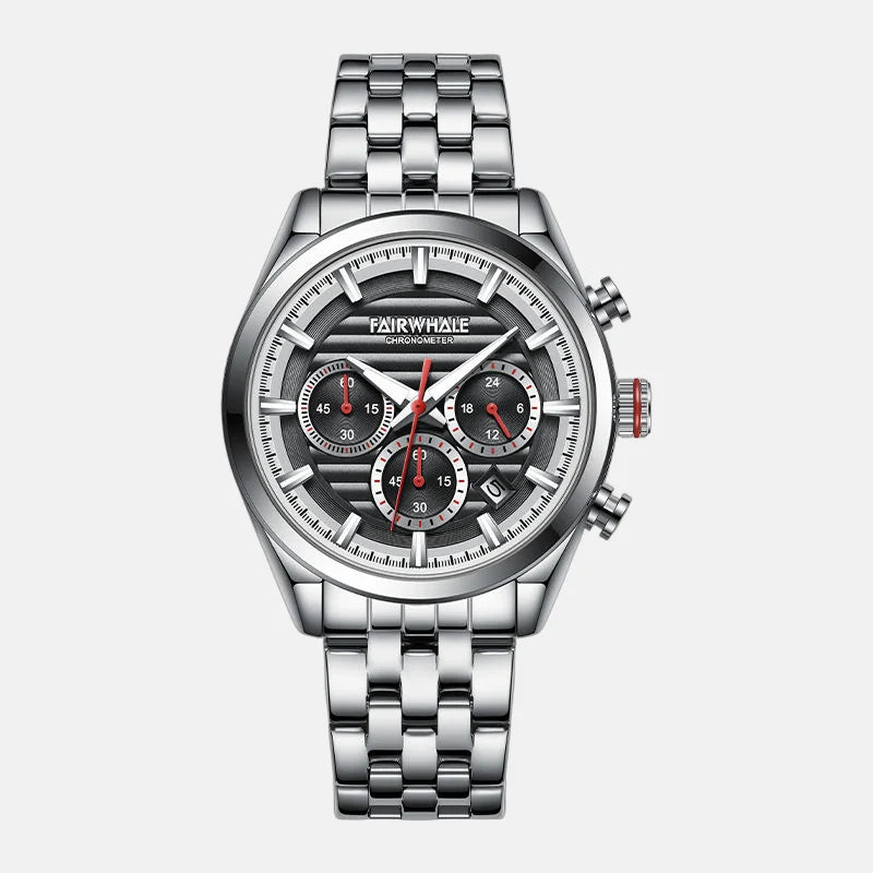 Kron Kay quartz watch black dial