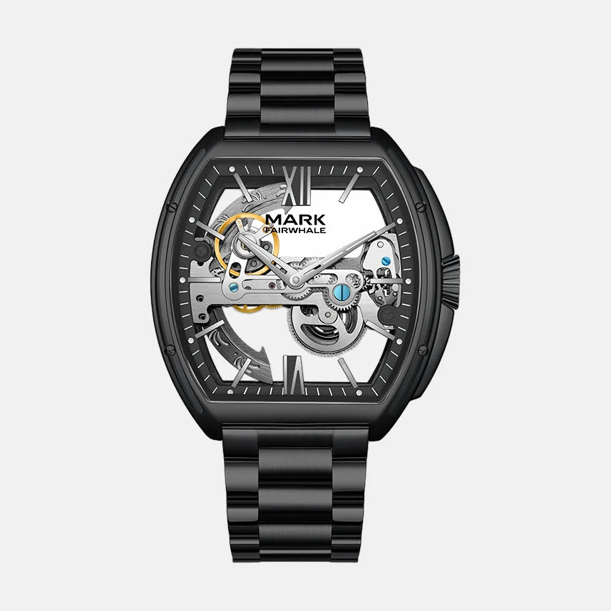 Kron Lionel automatic watch black dial
