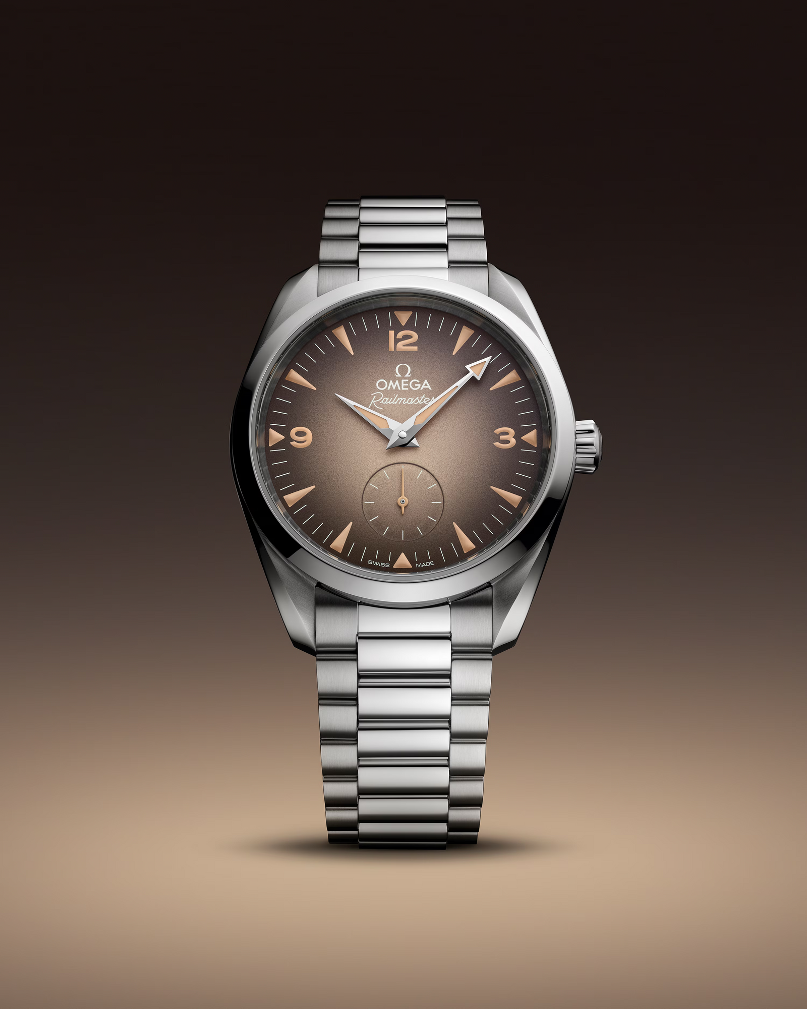 Seamaster Railmaster — Brown Dial, Steel
