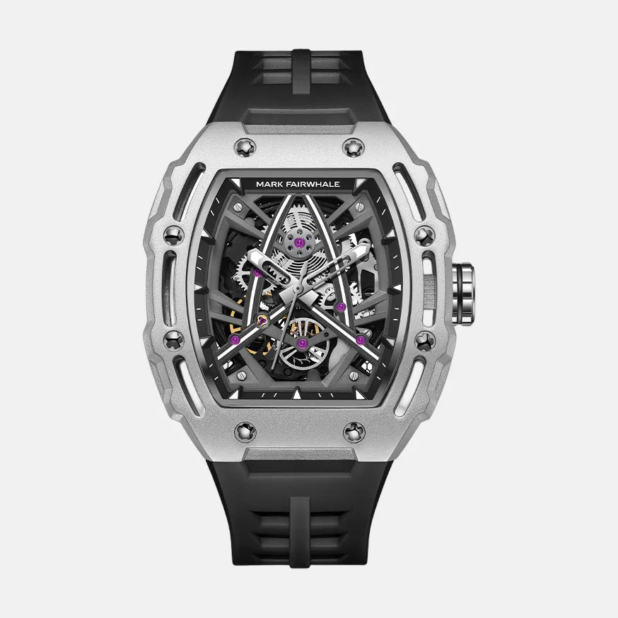Kron Lucan automatic watch silver dial