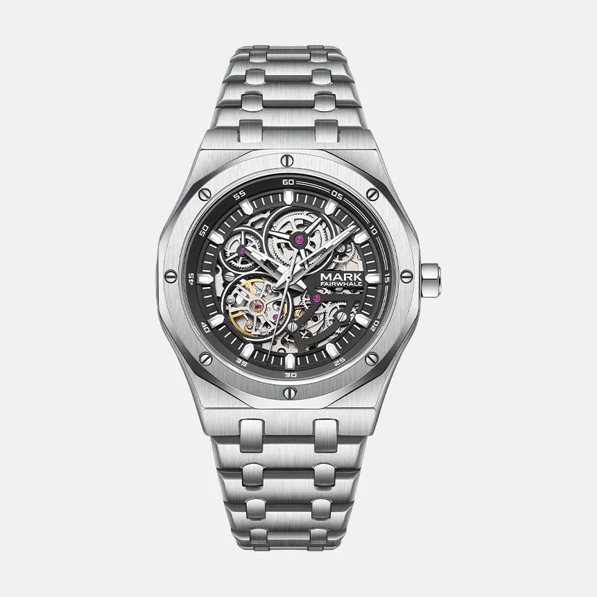 Kron Putney automatic watch black dial