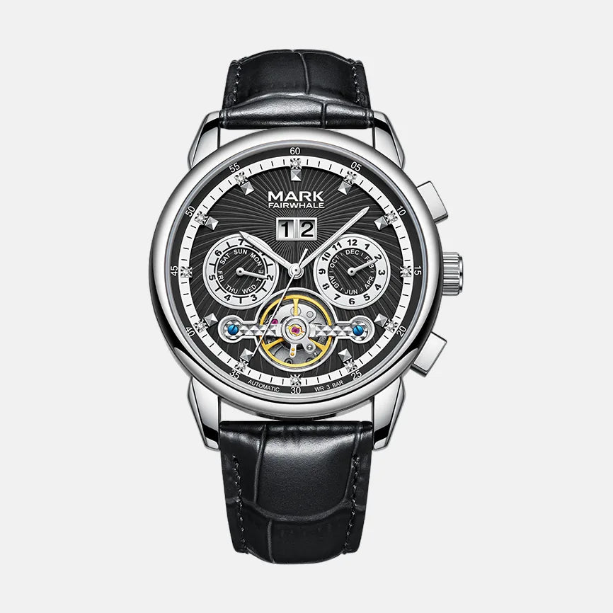 Kron Soho Sport automatic watch black dial