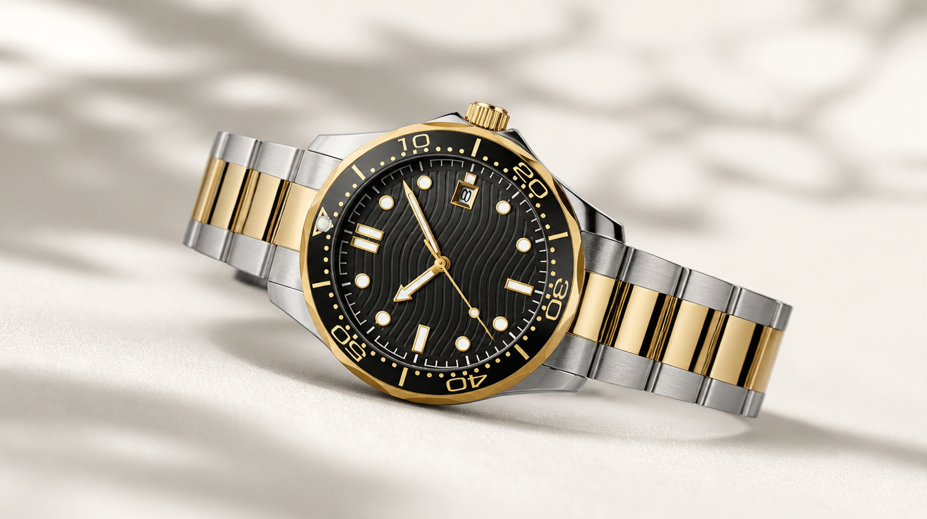 Kron Hawke two-tone dive watch — men's watch styles explained