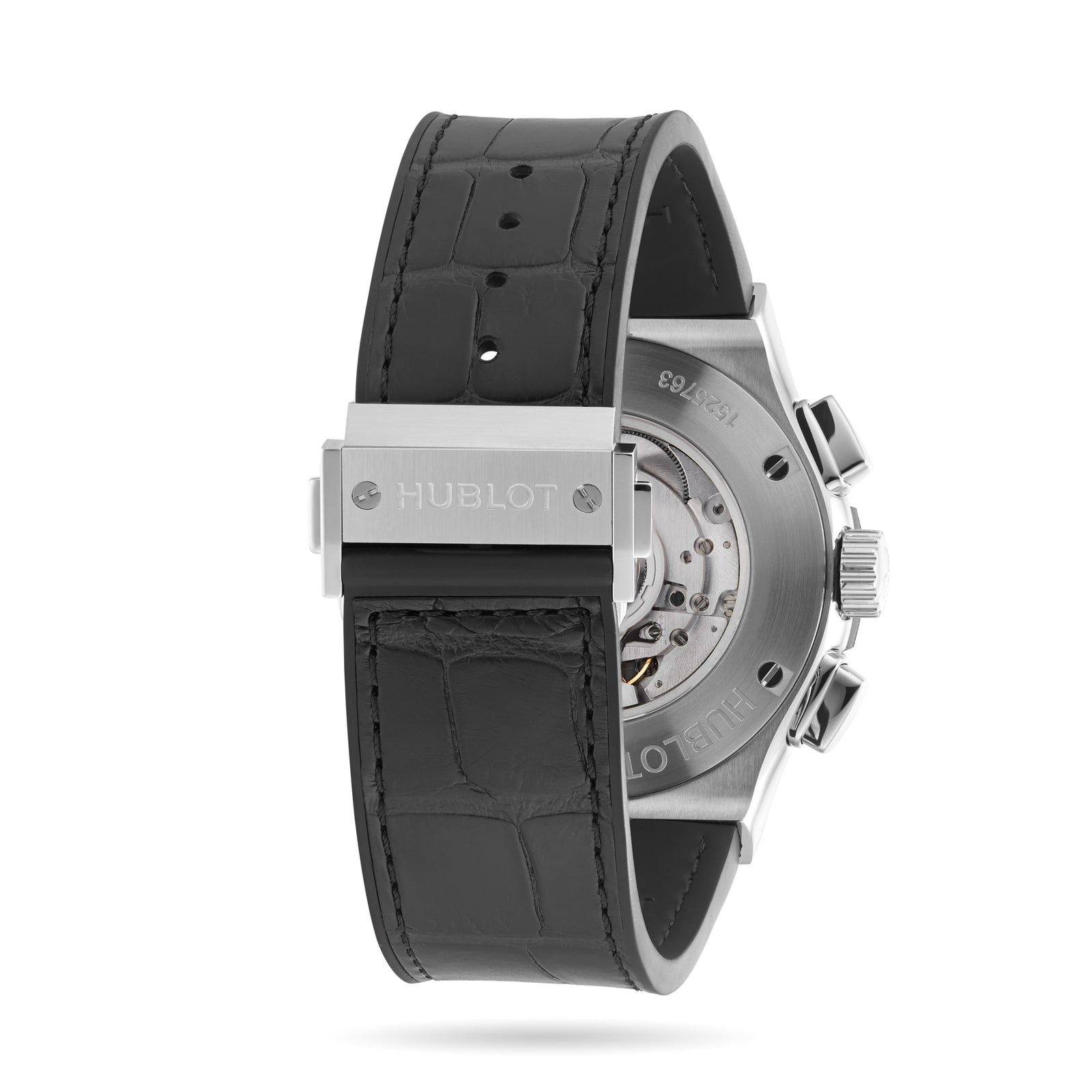 Classic Fusion Chronograph Titanium — Black Dial, Titanium, Alligator Leather