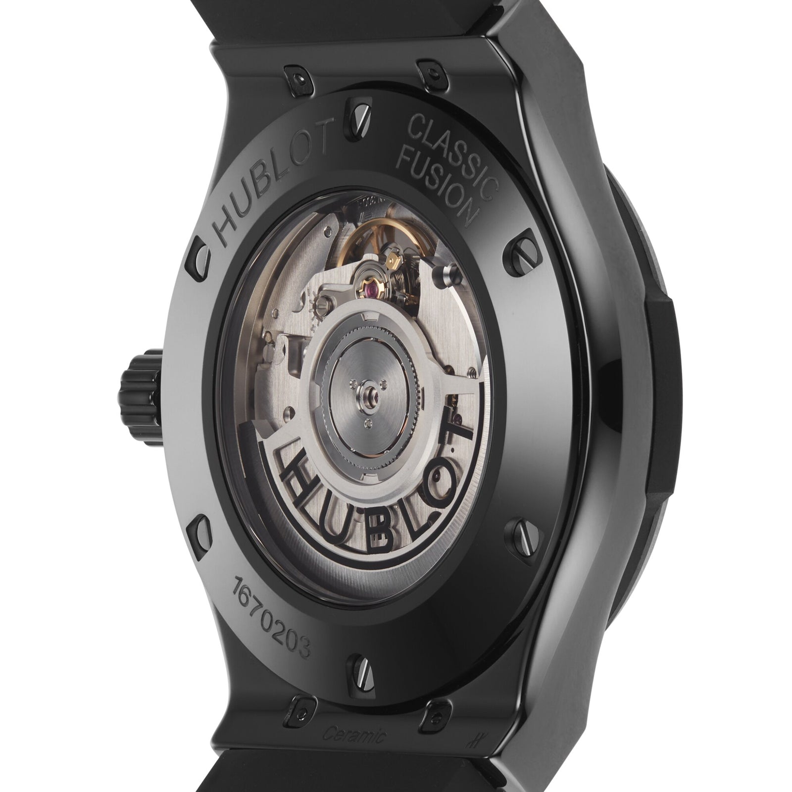 Classic Fusion Black Magic — Black Dial, Ceramic, Rubber (542.CM.1171.RX)