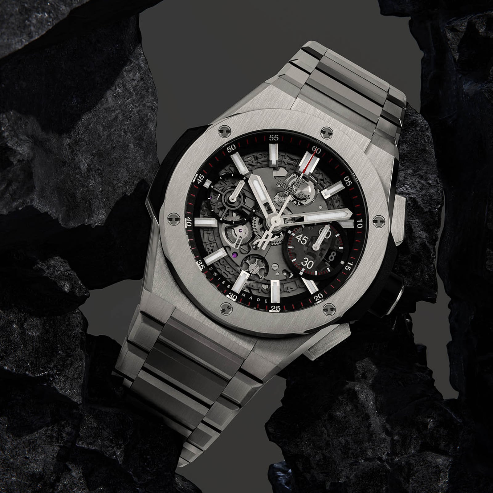Big Bang Integrated Titanium — Black Dial